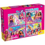 Lisciani Giochi Barbie mágikus világa 4x48db-os maxi padló puzzle 35x25cm - Lisciani