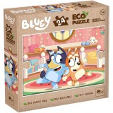 Lisciani Giochi Bluey 2 az 1-ben 24db-os Eco mini puzzle és színező 35x25cm - Lisciani
