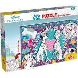 Lisciani Giochi Disney 101 kiskutya 2 az 1-ben 24db-os puzzle és színező 35x25cm - Lisciani