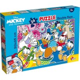 Lisciani Giochi Disney Donald kacsa 2 az 1-ben 24db-os puzzle és színező 50x35cm - Lisciani