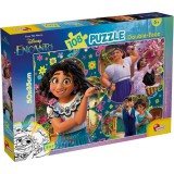 Lisciani Giochi Disney Encanto 2 az 1-ben 108db-os puzzle és színező 50x35cm - Lisciani