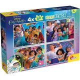 Lisciani Giochi Disney Encanto 2 az 1-ben maxi 4x48db-os puzzle és színező 35x25cm - Lisciani