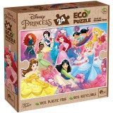 Lisciani Giochi Disney hercegnők a csapat 2 az 1-ben 24db-os Eco maxi puzzle és színező 70x50cm - Lisciani