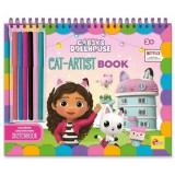 Lisciani Giochi Gabi babaháza Cat-Artist színező könyv - Lisciani