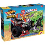 Lisciani Giochi Hot Wheels Monster trucks 24db-os maxi padló puzzle 70x50cm - Lisciani