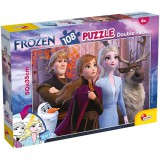 Lisciani Giochi Jégvarázs 2 2 az 1-ben 108db-os puzzle és színező 50x35cm - Lisciani