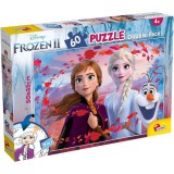 Lisciani Giochi Jégvarázs 2 2 az 1-ben 60db-os puzzle és színező 50x35cm - Lisciani