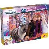 Lisciani Giochi Jégvarázs 2 az 1-ben 48db-os puzzle és színező 35x25cm - Lisciani