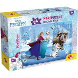 Lisciani Giochi Jégvarázs 2 az 1-ben maxi 24db-os puzzle és színező 70x50cm - Lisciani