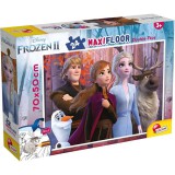 Lisciani Giochi Jégvarázs főszereplői 2 az 1-ben maxi 24db-os puzzle és színező 70x50cm - Lisciani