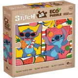 Lisciani Giochi Lilo és Stitch gyümölcsös kaland 2 az 1-ben 48db-os Eco mini puzzle és színező 35x25cm - Lisciani