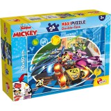 Lisciani Giochi Mickey egér 2 az 1-ben maxi 24db-os puzzle és színező 70x50cm - Lisciani