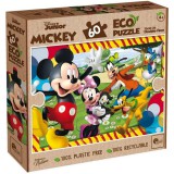 Lisciani Giochi Mickey egér és barátai 2 az 1-ben 60db-os Eco puzzle és színező 70x50cm - Lisciani