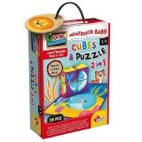 Lisciani Giochi Montessori baby fa mesekocka - Állatok