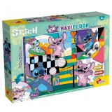 Lisciani Giochi Stitch 2 az 1-ben 108db-os puzzle és színező 70x50cm - Lisciani