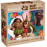 Lisciani Giochi Vaiana 2 2 az 1-ben 60db-os Eco puzzle és színező 70x50cm - Lisciani