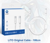 Lito Original PD 18W USB Type-C 1M Adatkábel - Fehér