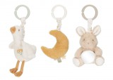 Little Dutch felfűzhető rezgő plüss játék(3db) - Newborn Naturals