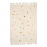 Little Dutch gyerekszőnyeg pink pöttyös 120x170 cm