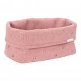 Little Dutch kötött tároló doboz 25x15 cm - Pure Pink Blush