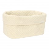 Little Dutch kötött tároló doboz 25x15 cm - Pure Soft White