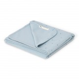 Little Dutch vékony babatakaró - Pure Denim Blue