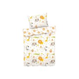 LivarnoHome gyermek flanel kétoldalas ágyneműhuzat cipzárral