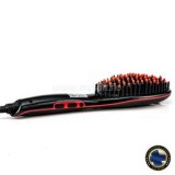 Livia Elektromos hajegyenesítő fésű, fekete (LH395)