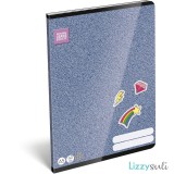 Lizzy Card Farmer mintás tűzött füzet A/5, 40 lap kockás, OJS Girl