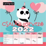 Lizzy Card Lollipop: Falinaptár, családi tervező - 2022