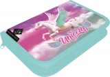 Lizzy Card Magical Beauty tolltartó, klapnis, üres, 19x13x4cm, Magic, unikornis