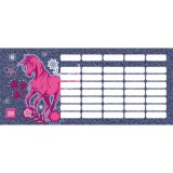 Lizzy Card OJS Girl Filly órarend mini 77x178mm, kétoldalas, lovas