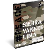 Lizzy Card PEACE: Vonalas füzet 1. osztályos - A5