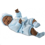 Llorens Csecsemő baba kék ruhában 45cm-es (45025) (45025) - Llorens babák