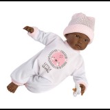 Llorens: Cuca síró afroamerikai kislány baba 30 cm (30012)