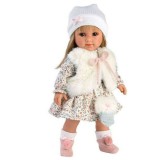 Llorens: Elena baba mellényben, kistáskával - 35 cm