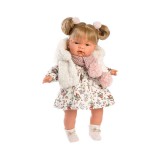 Llorens: Joelle 38cm-es síró baba tündéres ruhában (38352)