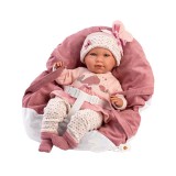 Llorens: Mimi újszülött 40cm-es síró baba hordozóval (74014)