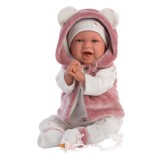 Llorens: Mimi újszülött lány baba nevető funkcióval 42cm-es (74070)