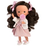 Llorens: Miss Minis Dana Star 26cm-es baba nyalókával (52604)