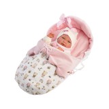 Llorens: Nica újszülött 40cm-es baba pólyában (73884)