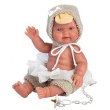 Llorens újszülött fiú baba kacsás ruhában 26cm-es (26282) (ll26282) - Llorens babák