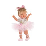 Llorens: Valeria 28cm-es baba Happy Birth Day ruhában (28035L)
