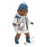 Llorens Zareb 42cm-es baba hanggal és cumival (42641)