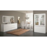 LM Roma Cromo Day étkező - fehér, 190x90 cm étkezőasztallal