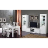 LM Roma Cromo Day étkező - fehér, 190x90 cm étkezőasztallal