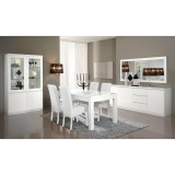 LM Roma Day étkező - fehér, 160x90 cm étkezőasztallal