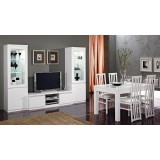 LM Roma Day étkező - fehér, 190x90 cm étkezőasztallal