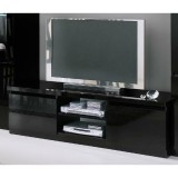 LM Roma Day TV szekrény, 150 cm - fekete