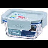 LocknLock "CLEAR" Ételtároló, téglalap alakú, 0,16 l, mentazöld (LNG414MIT)